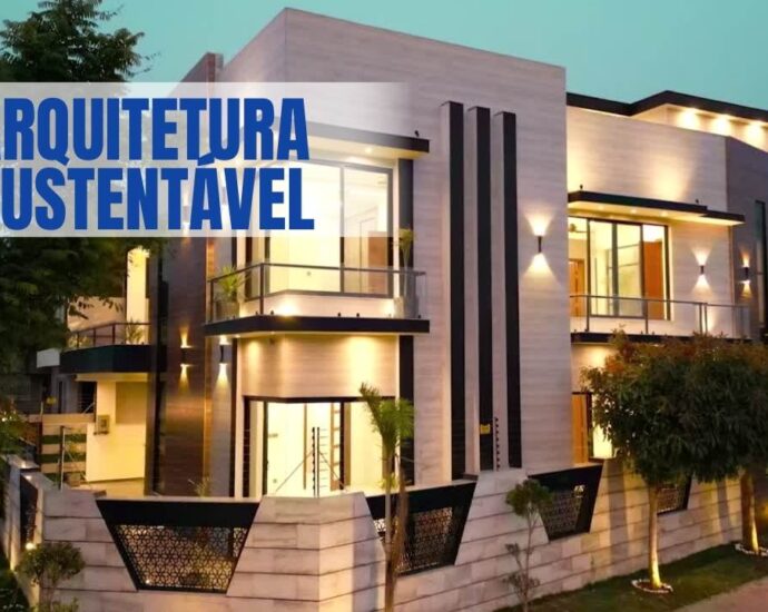 Novas construções feitas com materiais sustentáveis e naturais