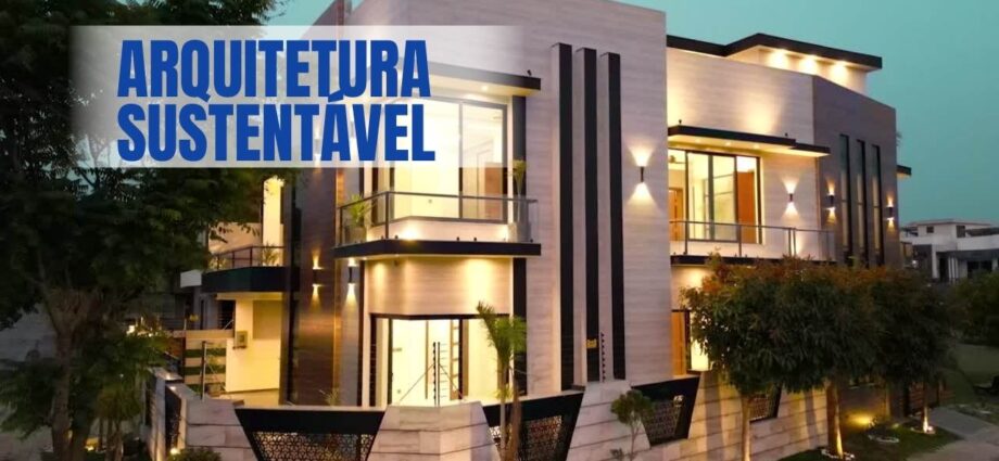 Novas construções feitas com materiais sustentáveis e naturais